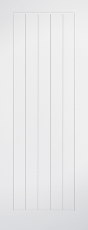 White Mexicano Primed Internal Door