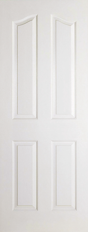 WHITE MOULDED MAYFAIR 4P PRIMED INTERNAL DOOR