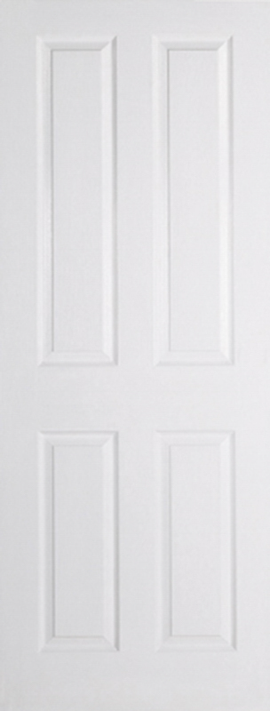 WHITE MOULDED TEXTURED 4P PRIMED INTERNAL DOOR