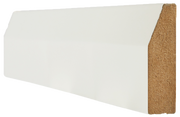 White architrave with a primed finish on a white background