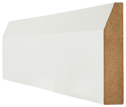 WHITE WRAPPED CHAMFERED SKIRTING