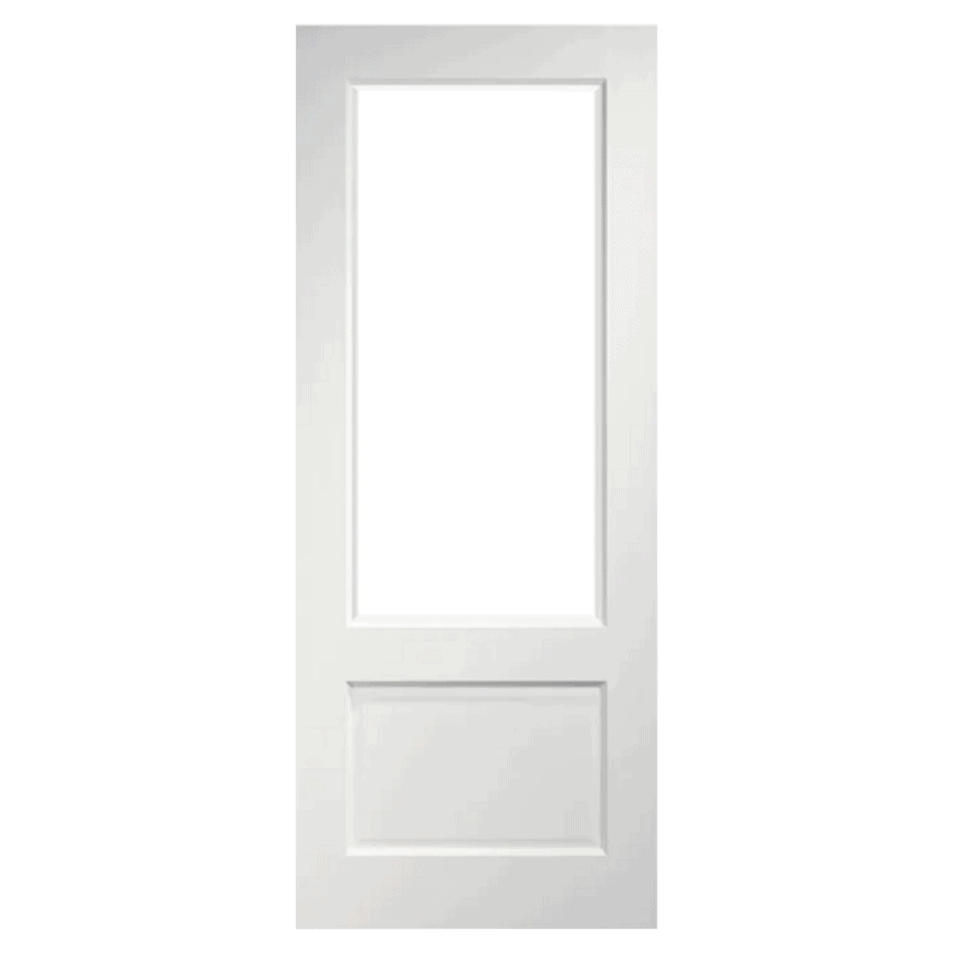 WHITE PRIMED VERMONT 1L GLAZED INTERNAL DOOR