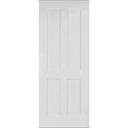WHITE PRIMED SHAKER 4 PANEL INTERNAL DOOR