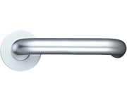ZOO HARDWARE ARCHITECTURAL ALUMINIUM RTD LEVER, SATIN ALUMINIUM - ZAA030SA (SOLD IN PAIRS)