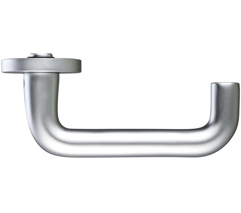 ZOO HARDWARE ARCHITECTURAL ALUMINIUM RTD LEVER, SATIN ALUMINIUM - ZAA030SA (SOLD IN PAIRS)