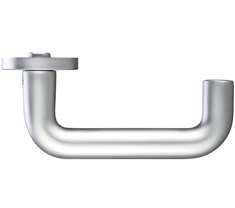 ZOO HARDWARE ARCHITECTURAL ALUMINIUM RTD LEVER, SATIN ALUMINIUM - ZAA080SA (SOLD IN PAIRS)