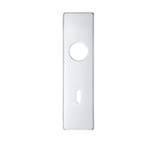 ZOO HARDWARE ARCHITECTURAL ALUMINIUM SHORT COVER PLATES, SATIN ALUMINIUM - (SOLD IN PAIRS)
