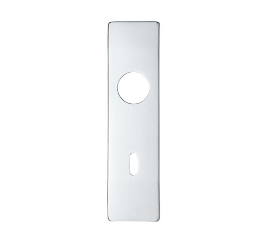 ZOO HARDWARE ARCHITECTURAL ALUMINIUM SHORT COVER PLATES, SATIN ALUMINIUM - (SOLD IN PAIRS)