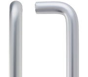 ZOO HARDWARE ARCHITECTURAL ALUMINIUM D PULL HANDLES (19MM OR 22MM BAR DIAMETER), SATIN ALUMINIUM