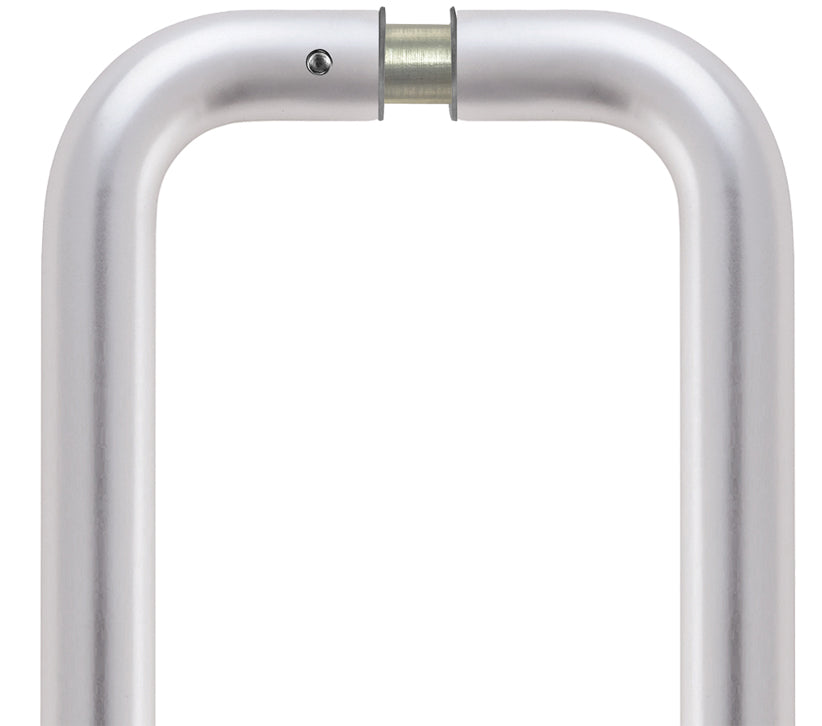 ZOO HARDWARE ARCHITECTURAL ALUMINIUM BACK TO BACK PULL HANDLES, SATIN ALUMINIUM