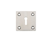ZOO HARDWARE ZAS SQUARE STANDARD PROFILE ESCUTCHEON SATIN STAINLESS STEEL - ZAS26SS