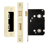 ZOO HARDWARE CONTRACT BATHROOM LOCK (64MM OR 76MM) - PVD STAINLESS BRASS