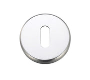 ZOO HARDWARE CONTRACT ALUMINIUM STANDARD PROFILE ESCUTCHEON SATIN ALUMINIUM - ZCA002SA