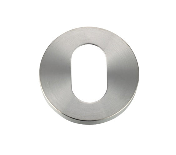 ZOO HARDWARE ZCS ARCHITECTURAL OVAL PROFILE ESCUTCHEON SATIN STAINLESS STEEL – ZCS003SS