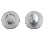 ZOO HARDWARE ZCS ARCHITECTURAL BATHROOM TURN & RELEASE, SATIN STAINLESS STEEL - ZCS004SS