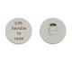 ZOO HARDWARE ZCS ARCHITECTURAL RTD LIFT TO LOCK DIN LEVER ON ROUND ROSE  POWDER COATED WHITE - ZCS030LL‑PCW (SOLD IN PAIRS)