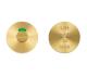 ZOO HARDWARE ZCS ARCHITECTURAL RTD LEVER ON ROUND ROSE  PVD SATIN BRASS - ZCS030LL‑PVDSB (SOLD IN PAIRS)
