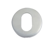 ZOO HARDWARE ZCS2 OVAL PROFILE ESCUTCHEON SATIN STAINLESS STEEL - ZCS2003SS