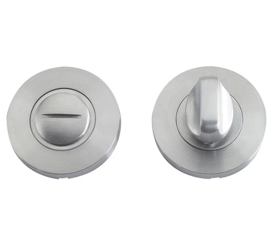 ZOO HARDWARE ZCS2 CONTRACT BATHROOM TURN & RELEASE, SATIN STAINLESS STEEL - ZCS2004SS