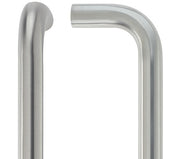 ZOO HARDWARE ZCS2 CONTRACT D PULL HANDLES (19MM OR 22MM BAR DIAMETER), SATIN STAINLESS STEEL - ZCS2D150BS