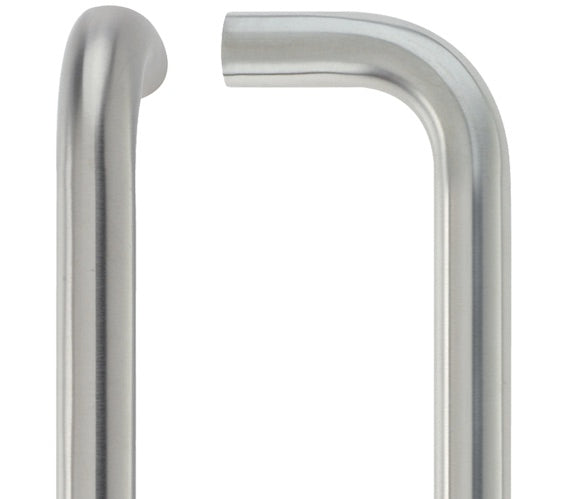 ZOO HARDWARE ZCS2 CONTRACT D PULL HANDLES (19MM OR 22MM BAR DIAMETER), SATIN STAINLESS STEEL - ZCS2D150BS