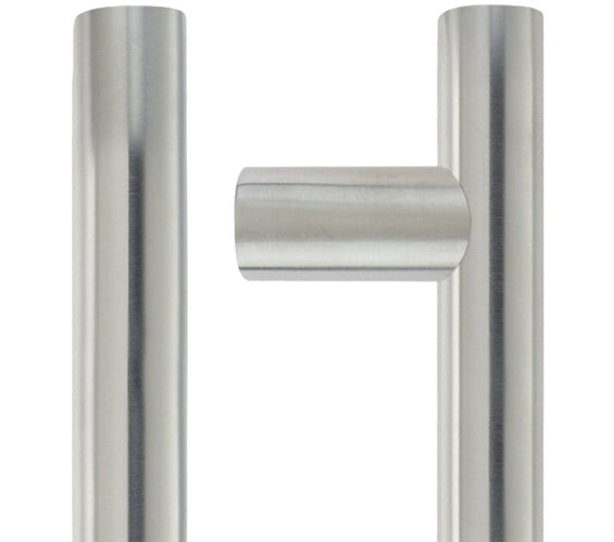 ZOO HARDWARE ZCS2G CONTRACT GUARDSMAN PULL HANDLE (30MM BAR DIAMETER), SATIN STAINLESS STEEL
