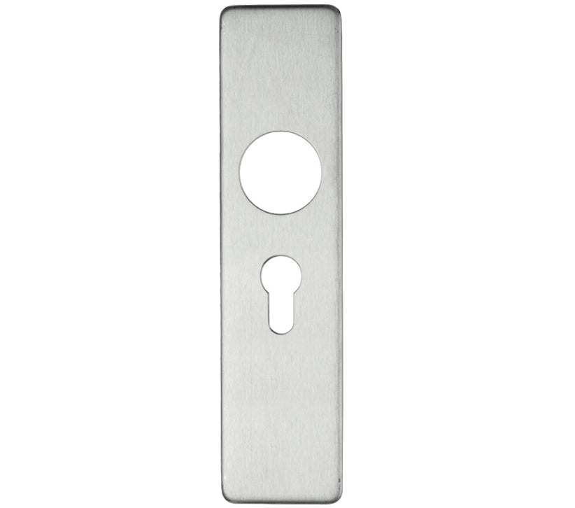 ZOO HARDWARE ZCS ARCHITECTURAL SHORT COVER PLATES, SATIN STAINLESS STEEL - (SOLD IN PAIRS)