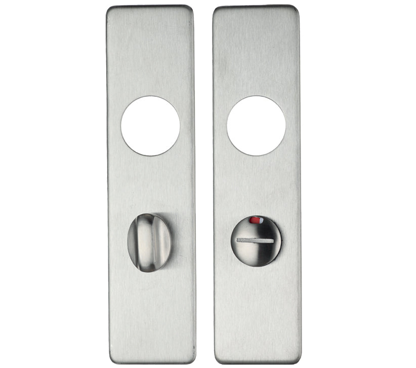 ZOO HARDWARE ZCS ARCHITECTURAL SHORT COVER PLATES, SATIN STAINLESS STEEL - (SOLD IN PAIRS)