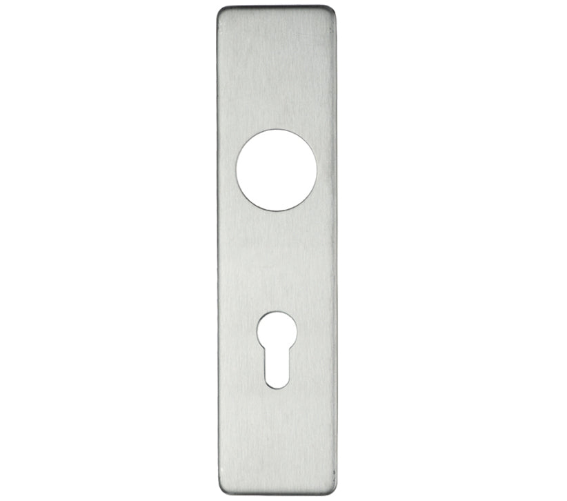 ZOO HARDWARE ZCS ARCHITECTURAL SHORT COVER PLATES, SATIN STAINLESS STEEL - (SOLD IN PAIRS)