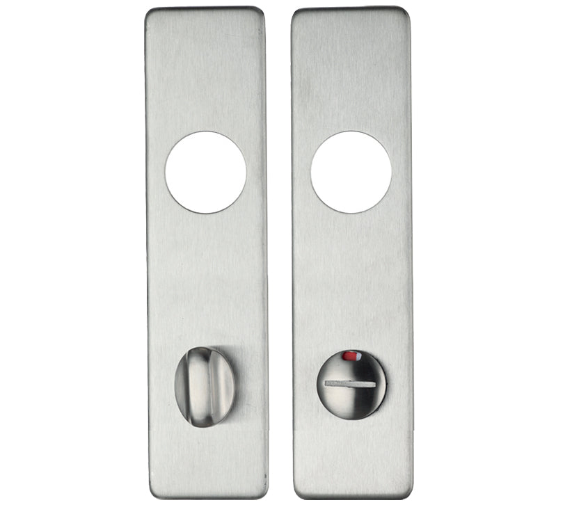 ZOO HARDWARE ZCS ARCHITECTURAL SHORT COVER PLATES, SATIN STAINLESS STEEL - (SOLD IN PAIRS)