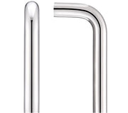 ZOO HARDWARE ZCSD ARCHITECTURAL D PULL HANDLE (19MM BAR DIAMETER), POLISHED STAINLESS STEEL