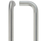 ZOO HARDWARE ZCSD ARCHITECTURAL D PULL HANDLE (19MM OR 22MM BAR DIAMETER), SATIN STAINLESS STEEL