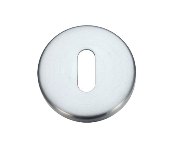 ZOO HARDWARE STANZA CONTRACT STANDARD PROFILE ESCUTCHEON SATIN CHROME - ZCZ002SC (SOLD IN SINGLES)