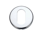 ZOO HARDWARE STANZA CONTRACT OVAL PROFILE ESCUTCHEON POLISHED CHROME - ZCZ003CP (SOLD IN SINGLES)