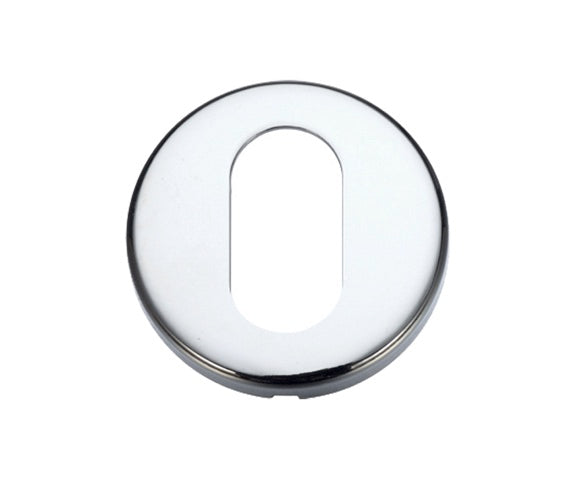 ZOO HARDWARE STANZA CONTRACT OVAL PROFILE ESCUTCHEON POLISHED CHROME - ZCZ003CP (SOLD IN SINGLES)