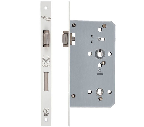 ZOO HARDWARE DIN LIFT TO LOCK, POWDER COATED WHITE - ZDL7260LL-PCW