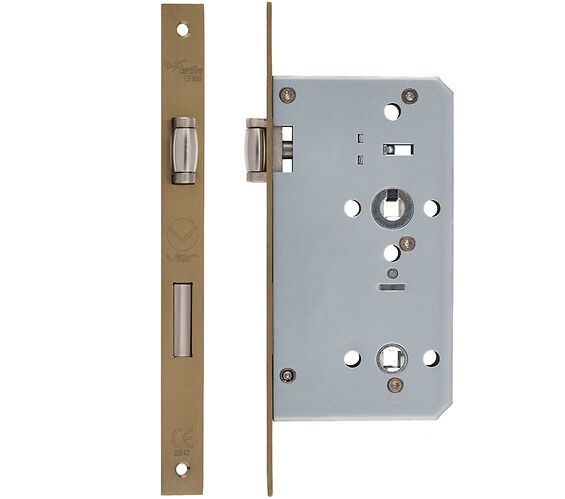 ZOO HARDWARE DIN LIFT TO LOCK, PVD SATIN BRASS - ZDL7260LL-PVDSB