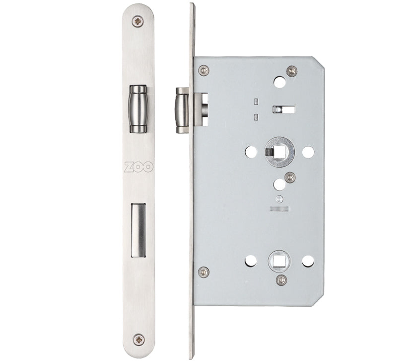 ZOO HARDWARE DIN LIFT TO LOCK (SQUARE OR RADIUS PROFILE) - SATIN STAINLESS STEEL