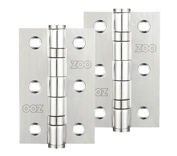 ZOO HARDWARE 3 INCH GRADE 201 HINGE, SATIN STAINLESS STEEL - ZHSS232-FD-SSS (SOLD IN PAIRS)