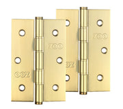 ZOO HARDWARE 3 INCH GRADE 201 SLIM KNUCKLE BEARING HINGE, PVD STAINLESS BRASS - ZHSS352PVD (SOLD IN PAIRS)