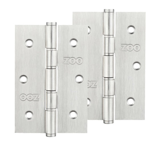 ZOO HARDWARE 3 INCH GRADE 201 SLIM KNUCKLE BEARING HINGE, SATIN STAINLESS STEEL - ZHSS352S (SOLD IN PAIRS)