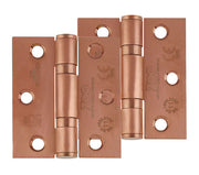 ZOO HARDWARE 3 INCH GRADE 11 (SQUARE OR RADIUS EDGE) BALL BEARING HINGE, PVD BRONZE - (SOLD IN PAIRS)
