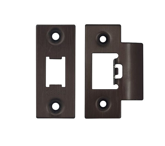 ZOO HARDWARE FACE PLATE AND STRIKE PLATE ACCESSORY PACK, ETNA BRONZE - ZLAP01-ETB