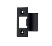Zoo Hardware Spare Extended Tongue Strike Plate Accessory, Powder Coated Black - ZLAP06PCB