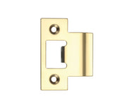 Zoo Hardware Spare Extended Tongue Strike Plate Accessory, Powder Coated Black - ZLAP06PCB