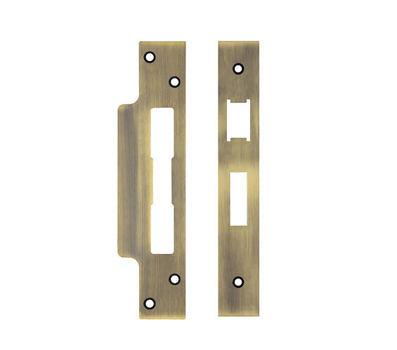 ZOO HARDWARE FACE PLATE AND STRIKE PLATE ACCESSORY PACK, FLORENTINE BRONZE - ZLAP10BFB