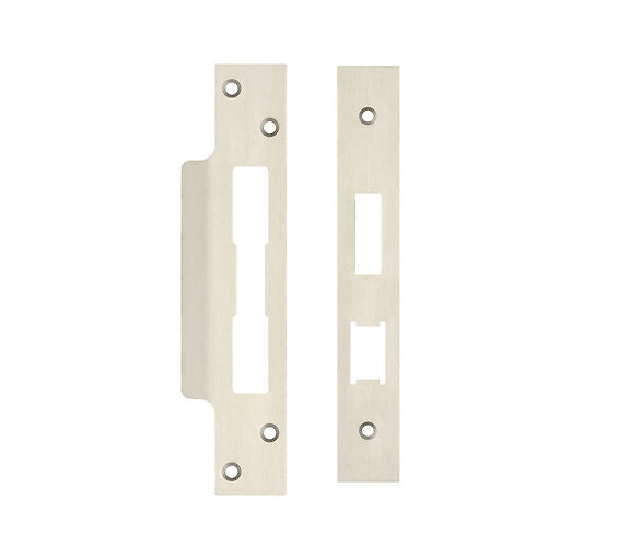 ZOO HARDWARE FACE PLATE AND STRIKE PLATE ACCESSORY PACK, SATIN NICKEL - ZLAP10BSN