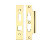 ZOO HARDWARE FACE PLATE AND STRIKE PLATE ACCESSORY PACK FOR HORIZONTAL LOCK, POLISHED BRASS - ZLAP16BPB