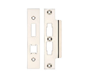 ZOO HARDWARE FACE PLATE AND STRIKE PLATE ACCESSORY PACK FOR HORIZONTAL LOCK, POLISHED NICKEL - ZLAP16BPN