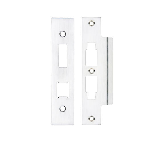 ZOO HARDWARE FACE PLATE AND STRIKE PLATE ACCESSORY PACK FOR HORIZONTAL LOCK, STAINLESS STEEL - ZLAP16SS